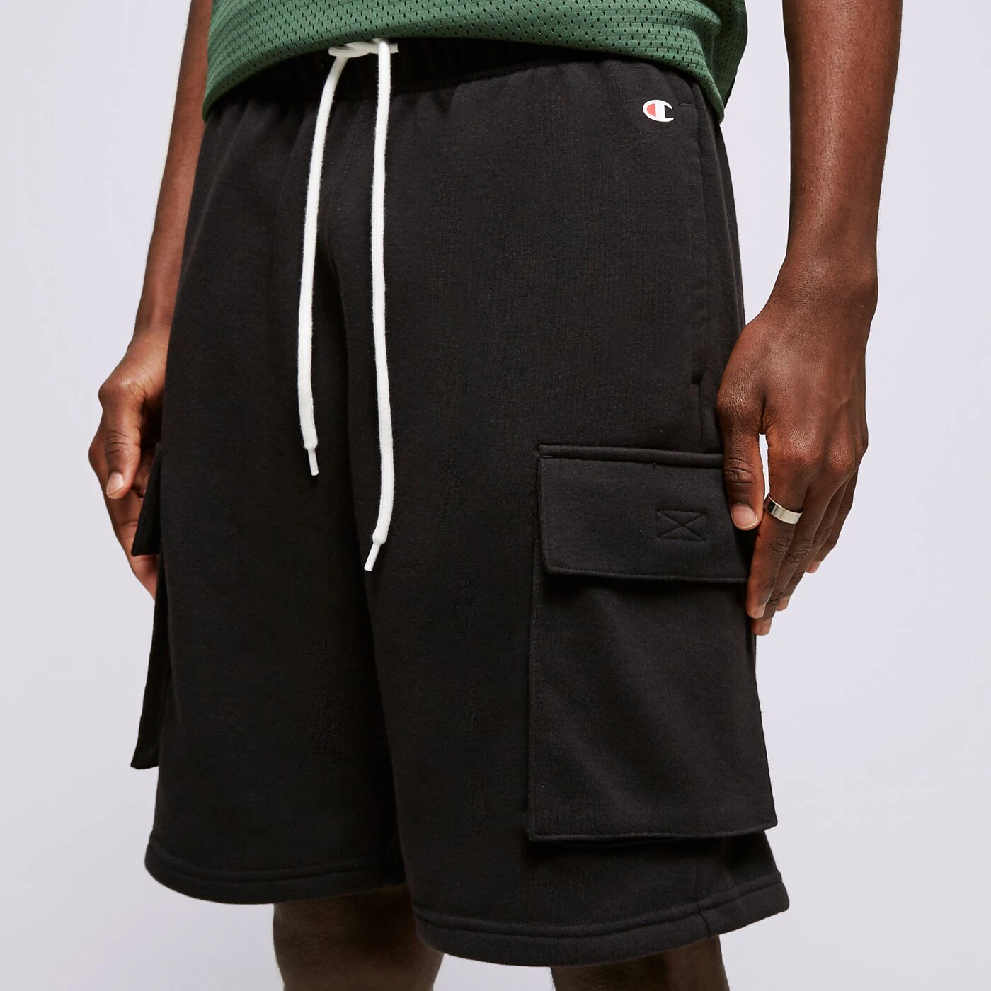 CHAMPION SHORTS CARGO BERMUDA Schwarz