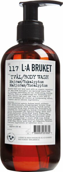 L:A Bruket No.117 Liquid Soap Marjoram/Eucalyptus Flüssigseife