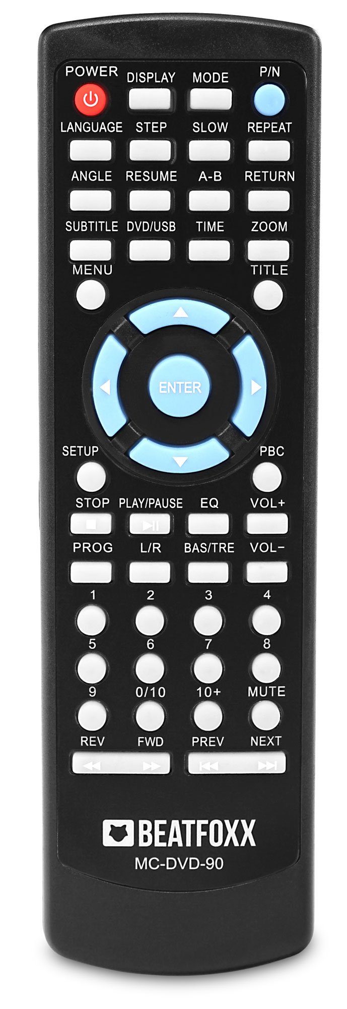 Beatfoxx MC-DVD-90 Vertikal Stereoanlage (UKW/MW-Radio, 6,00 W, Microanlage mit DVD-Player, CD/MP3, USB/SD, Bluetooth, HDMI und AUX)