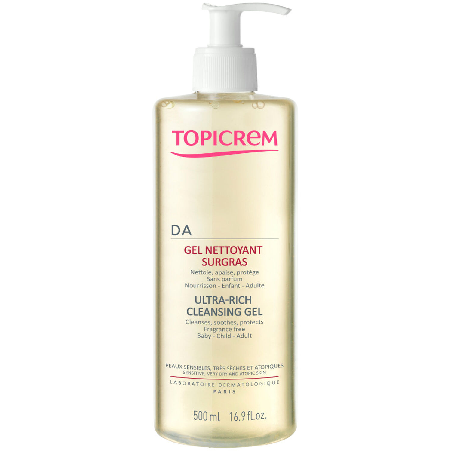 Topicrem DA Gel Nettoyant Surgras
