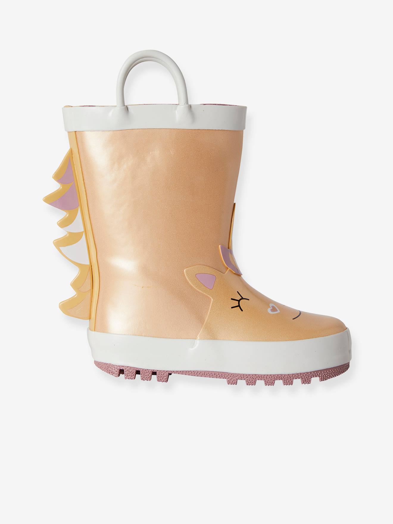 Vertbaudet Mädchen Gummistiefel, Einhorn - mehrfarbig