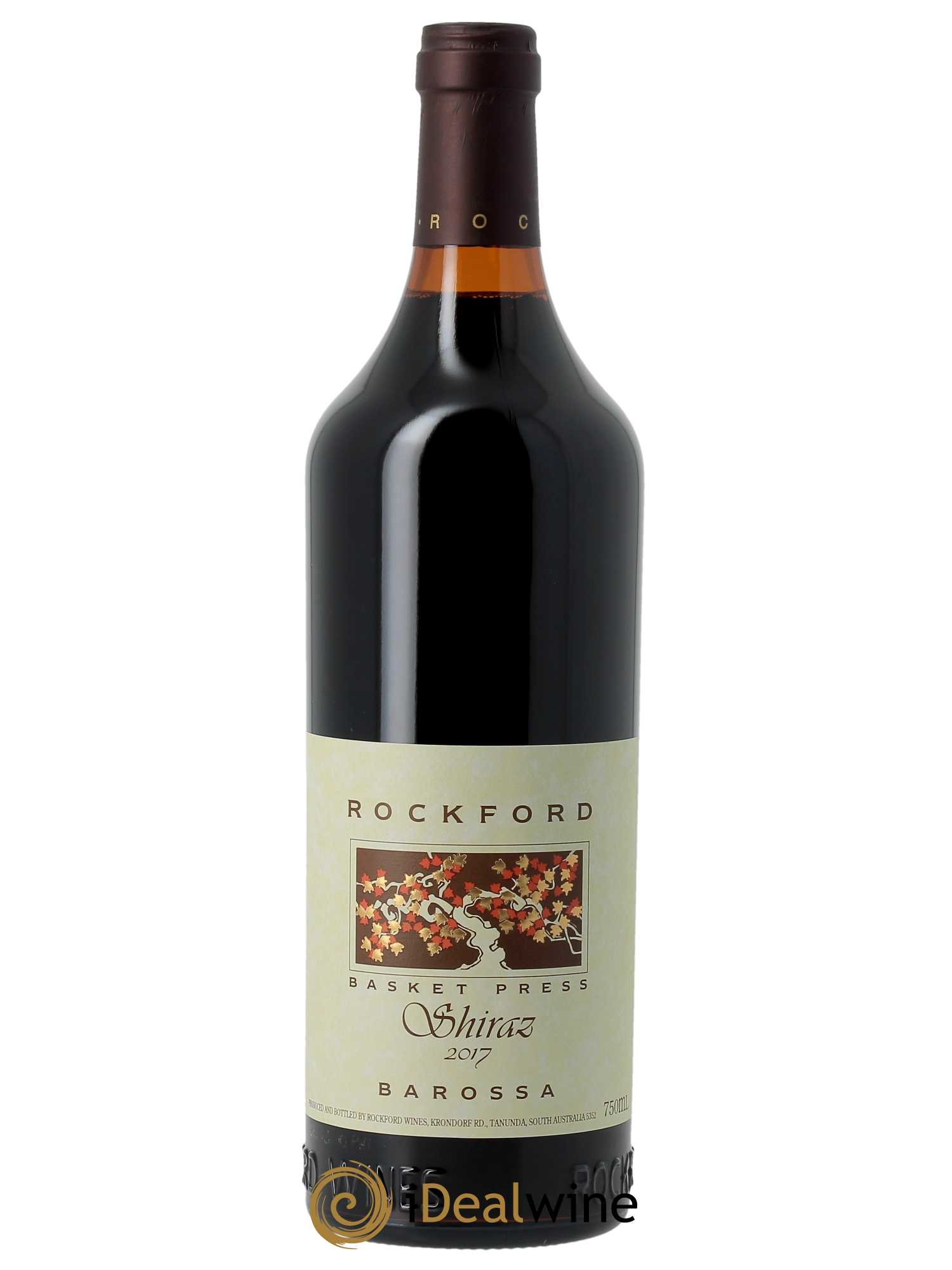 Barossa Valley Rockford Basket Press Shiraz  2017 - Lot de 1 Bouteille