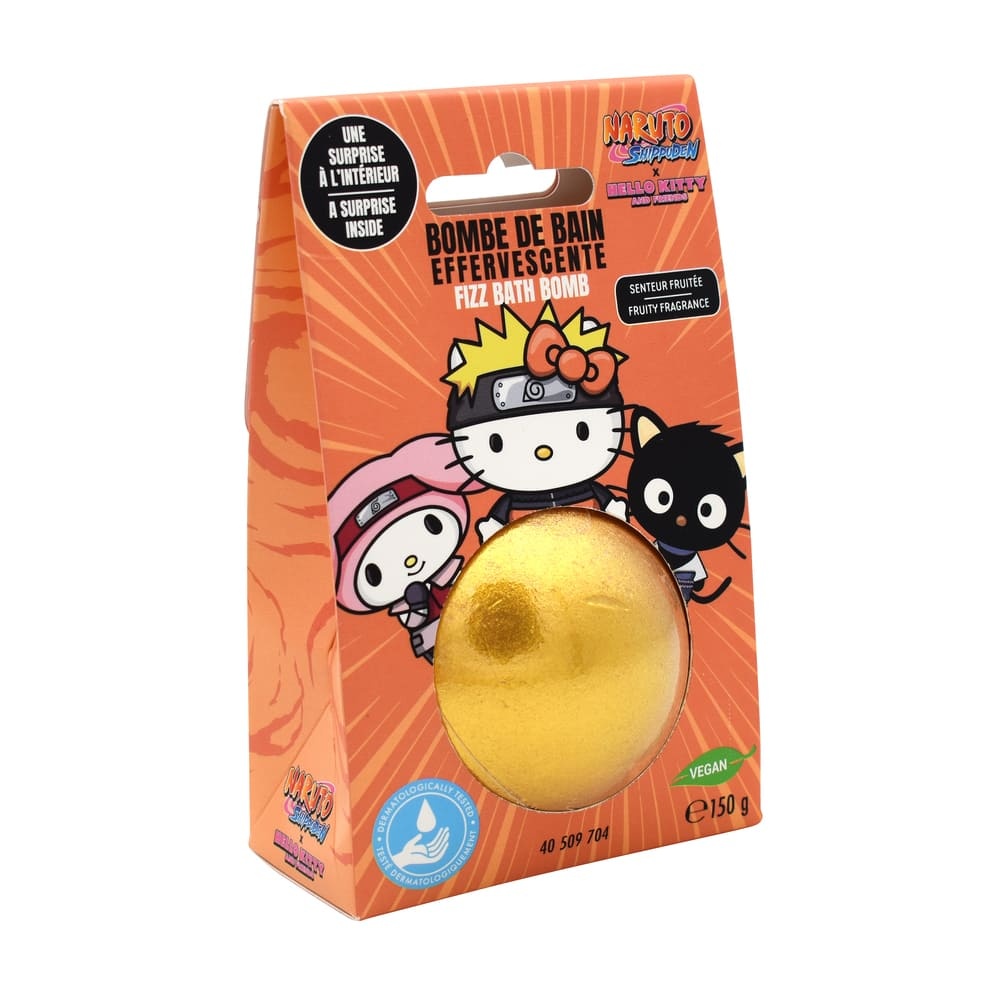 takecare Boule de bain 150g + Medaillon Naruto Senteur Fruitée Bombes de bain