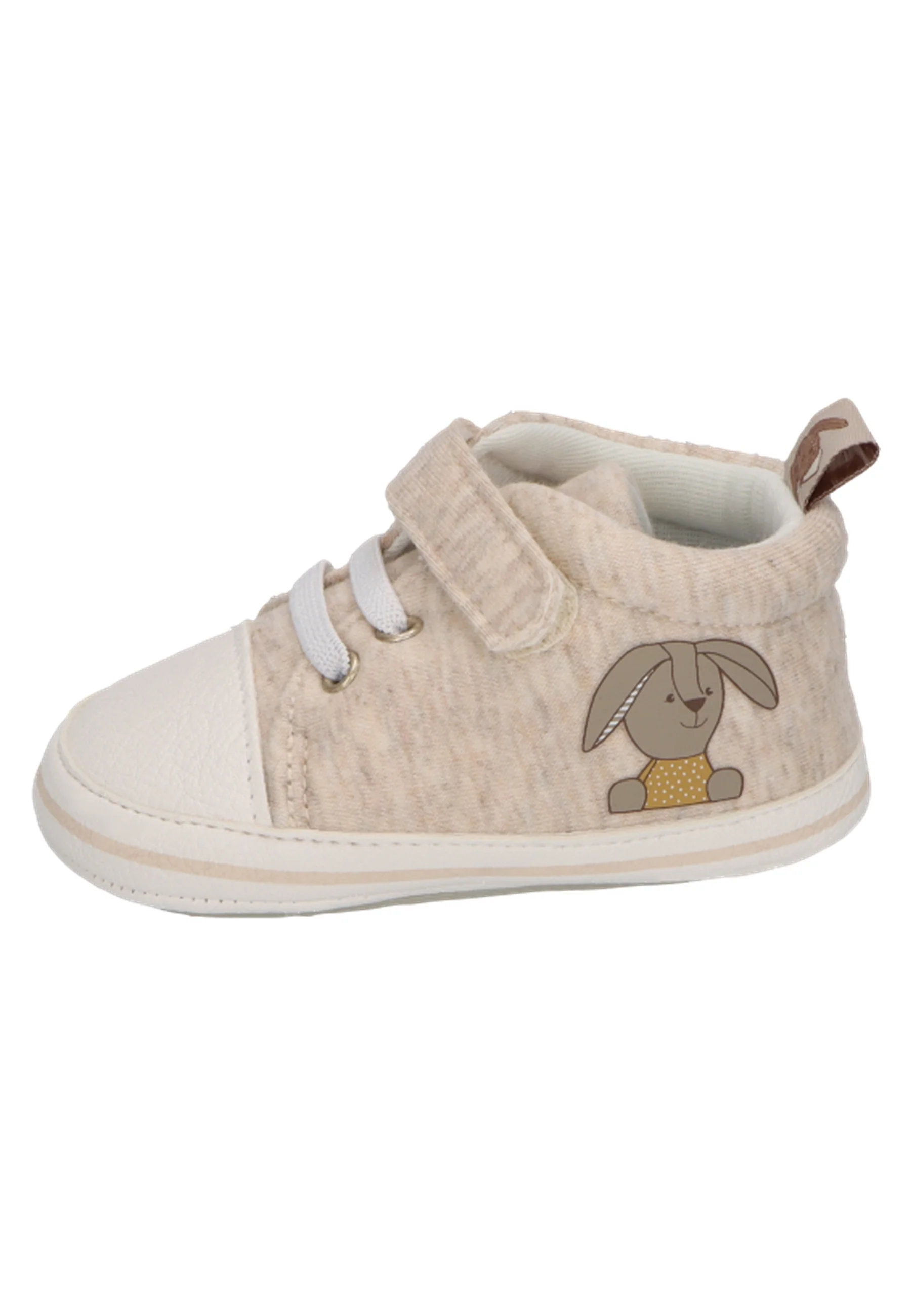 Babyschuh Hase Happy mit elastischen Schnürsenkeln
