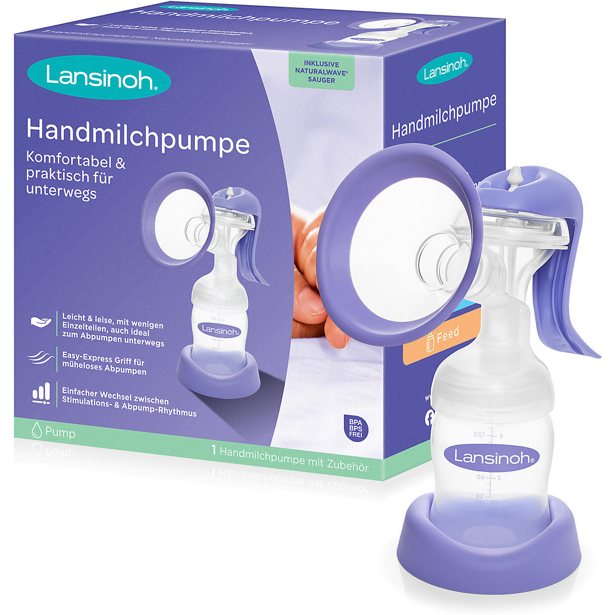 Handmilchpumpe (Weithals)