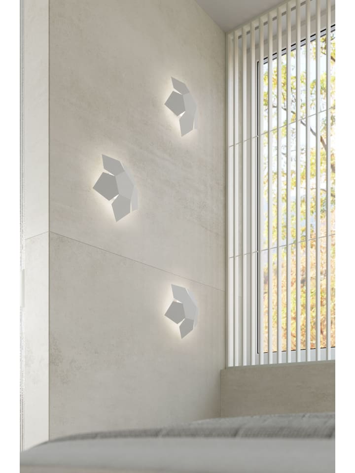 Nice Lamps Wandleuchte IZAR in Weiß H 8 cm günstig kaufen onesize