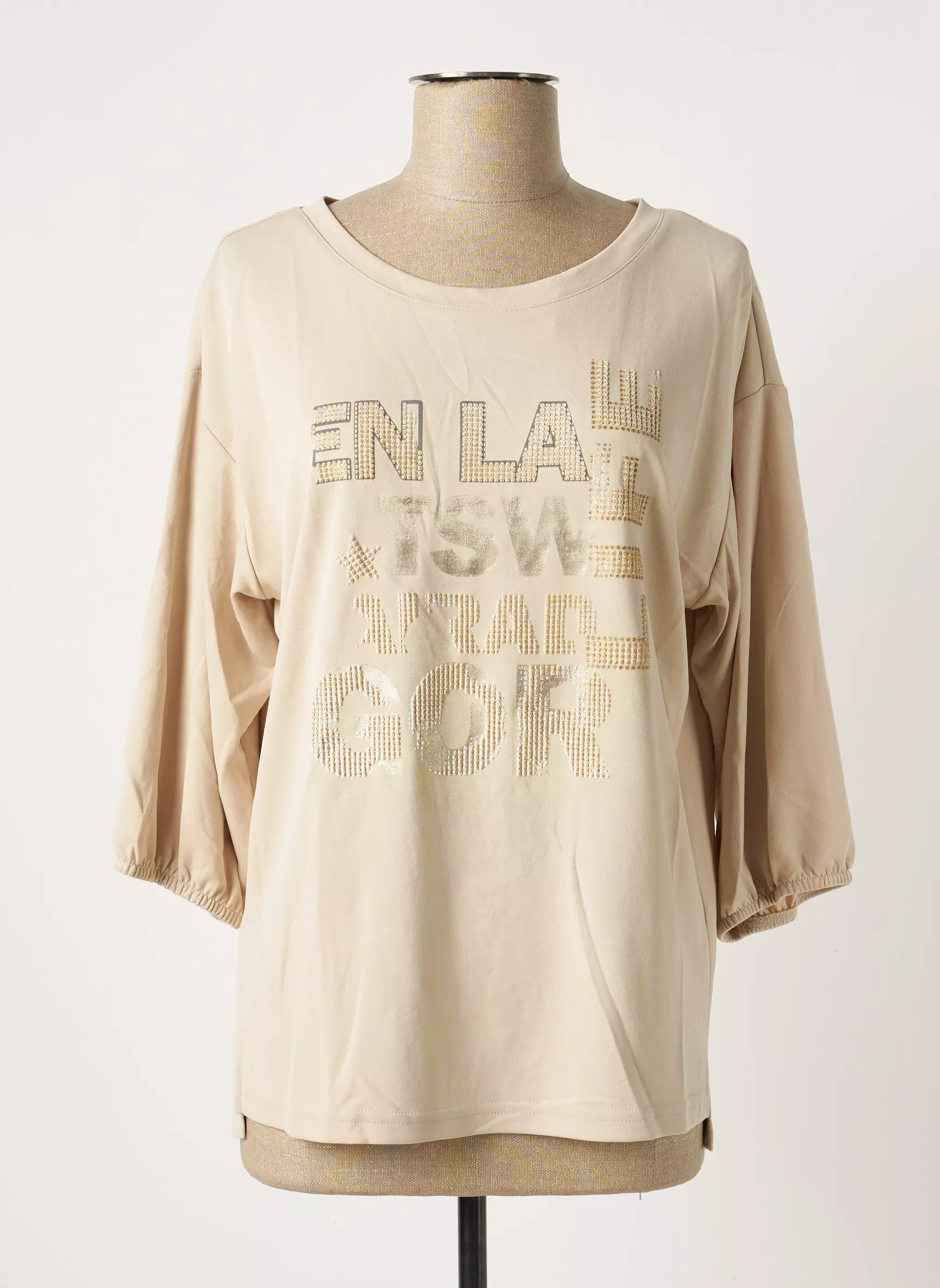 Justwhite Tops Femme couleur beige