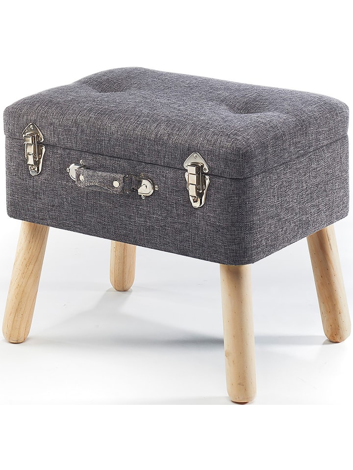 kobolo Sitzhocker LIGHTGREY50 in Grau günstig kaufen onesize