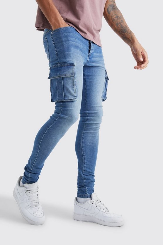 Tall Super Skinny Cargo-Jeans