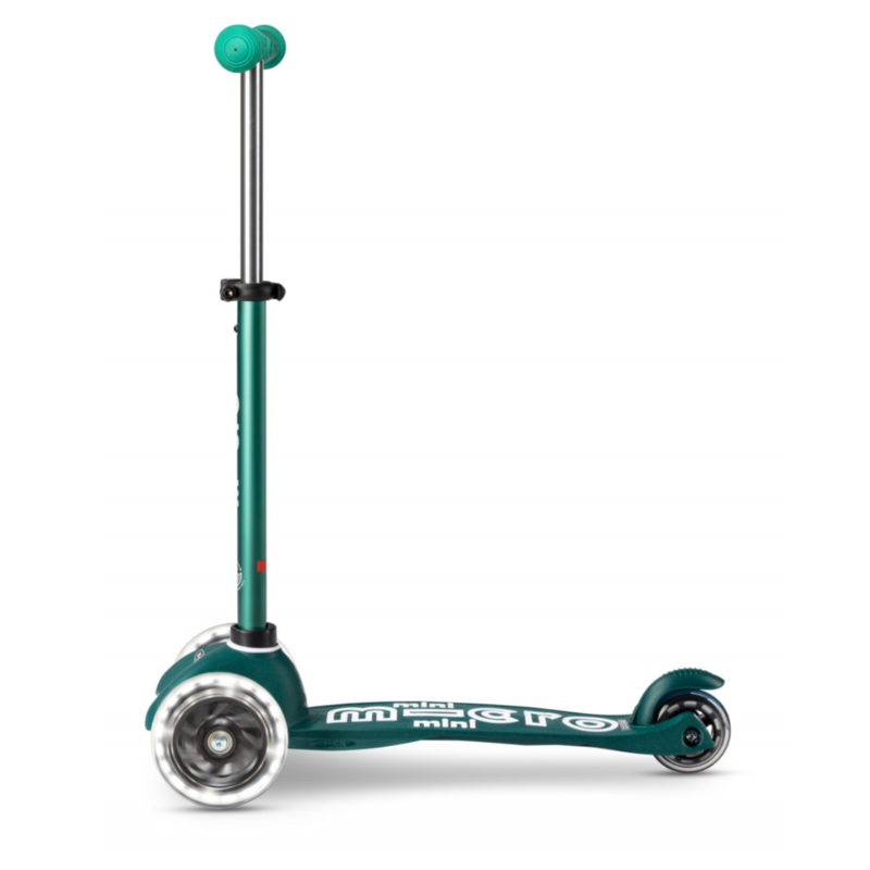 Trottinette 3 Roues LED - Mini Micro Deluxe Vert Eco Led
