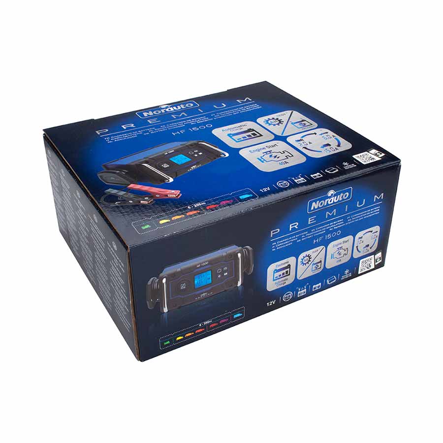 Norauto Batterieladegerät HF1500, 12 V, 2/6/15 A, 1 Stück - ATU