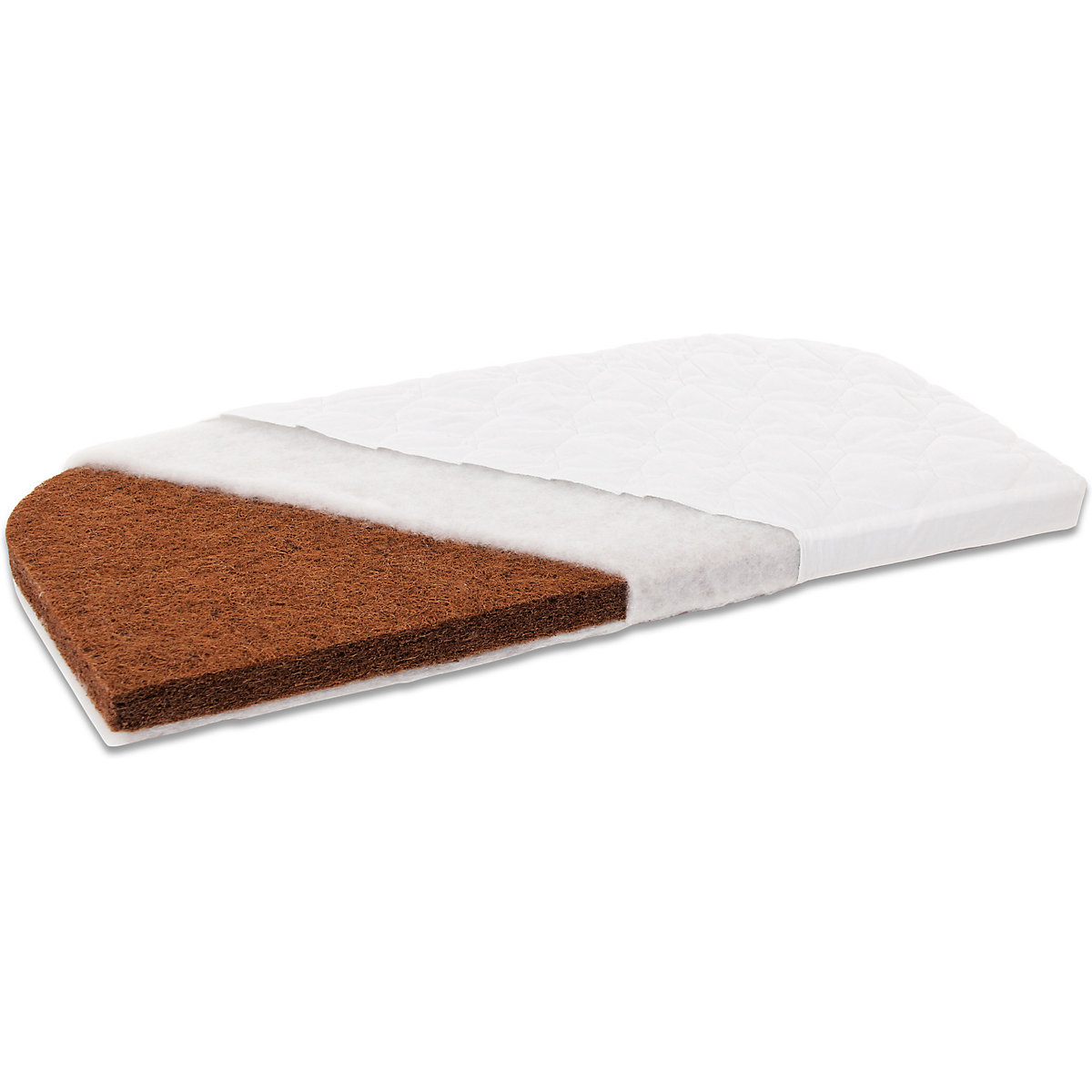 Matratze Natural für babybay Original, weiß