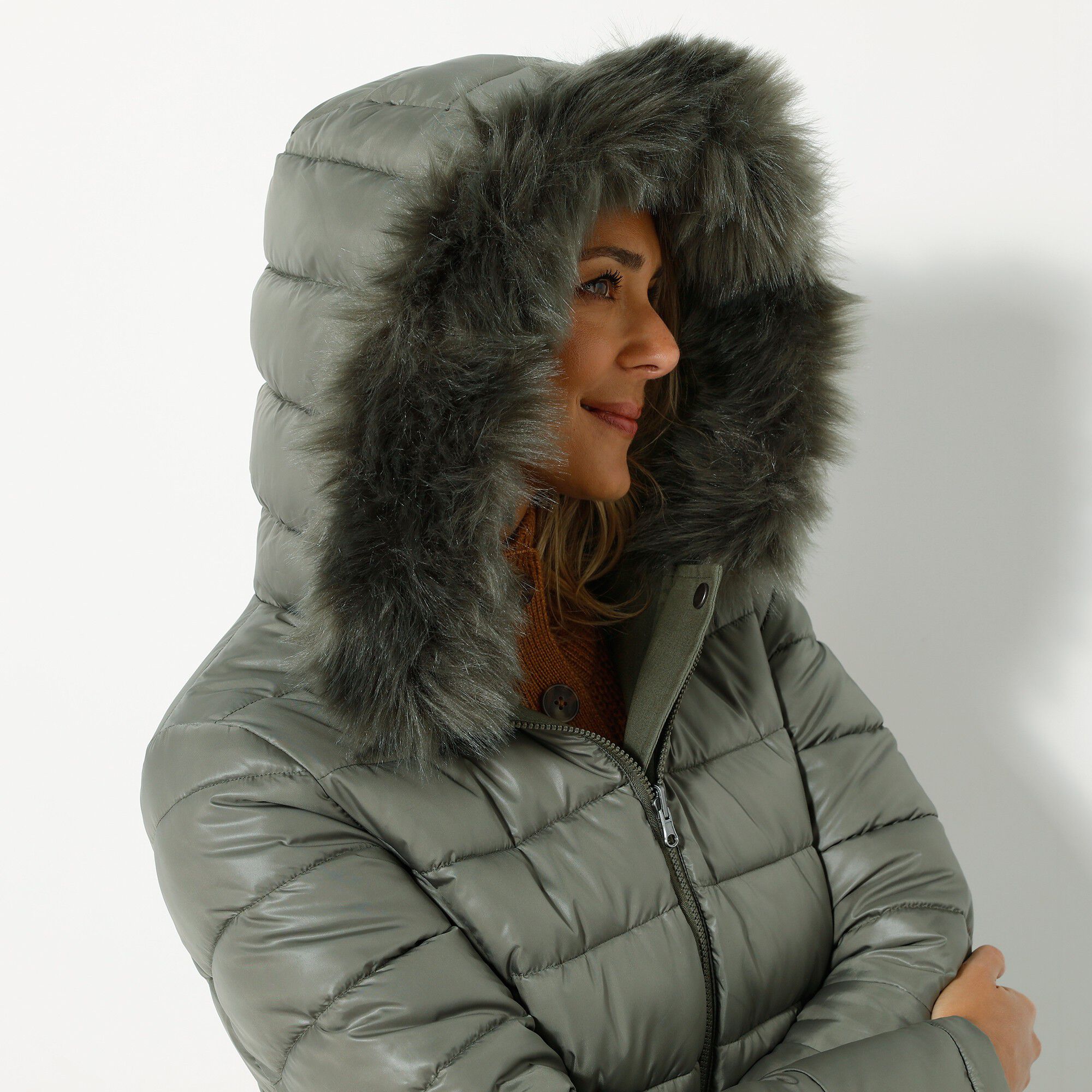 Parka réversible doudoune matelassée déperlante