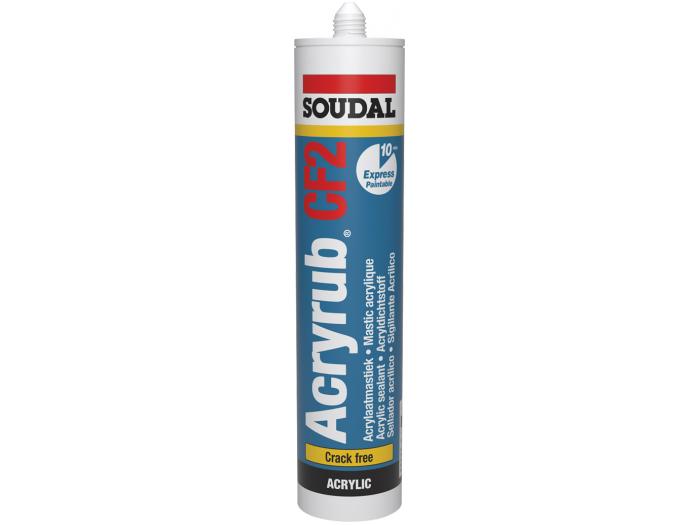 Soudal 121616 Akrilna tesnilna masa Acryrub CF2 bela 310 ml