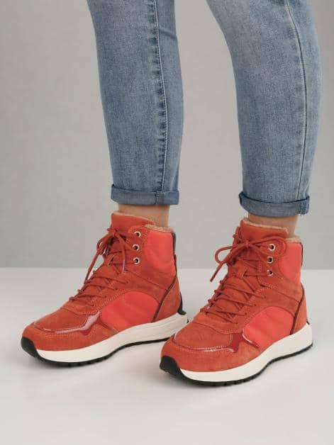 Schnürstiefelette mit Warmfutter