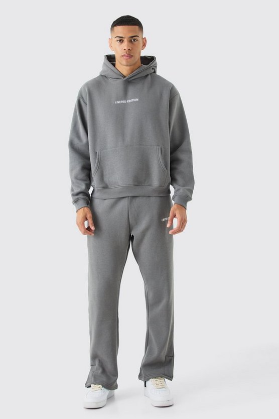 Kastiger Limited Edition Oversize Trainingsanzug mit geteiltem Saum