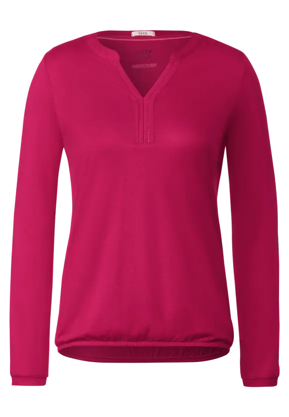 CECIL Langarmshirt mit Gummibund