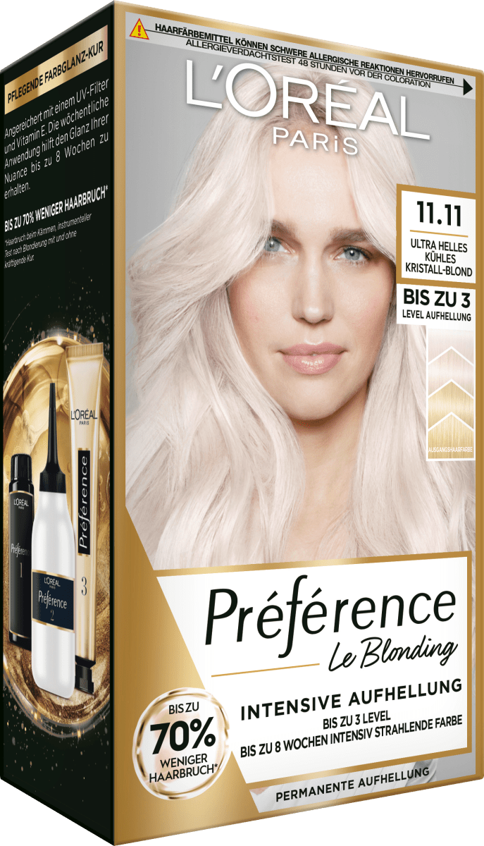 Haarfarbe 11.11 Ultra Helles Kühles Kristall-Blond, 1 St
