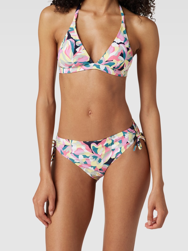 Bikini mit Allover-Muster Modell 'CARILO' in marineblau