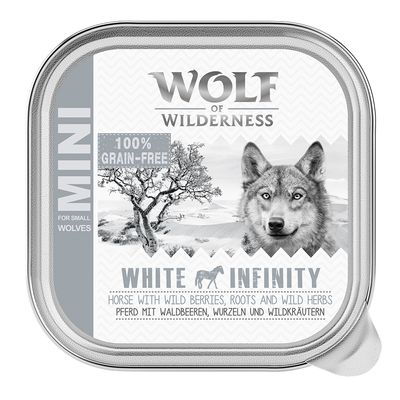 Wolf of Wilderness MINI Adult 6 x 150 g Schale - Single Protein