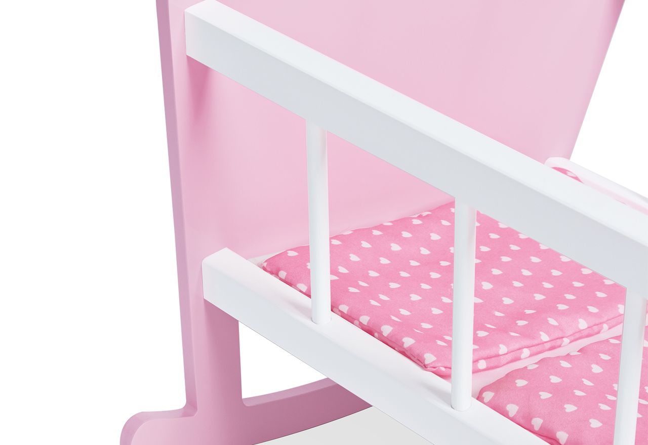 Pinolino Kinderträume Pinolino Puppenwiege Jasmin komplett, 4-tlg.