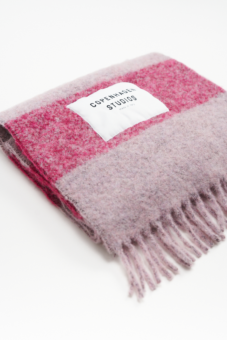CPH SHAWL 3 wool mix fuchsia