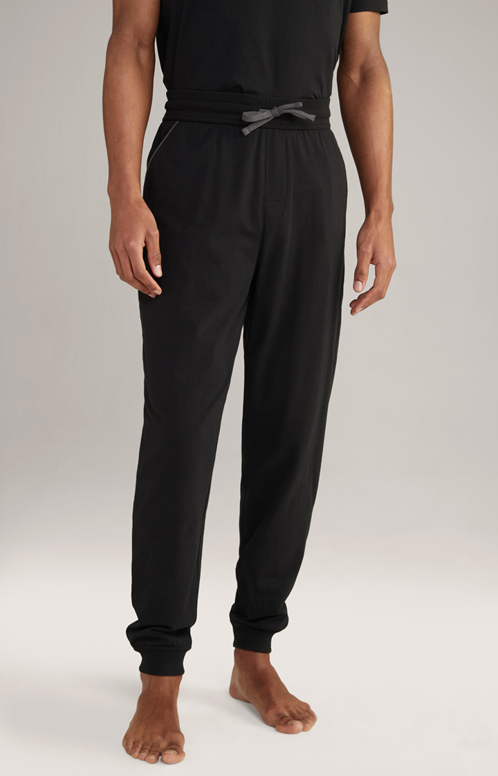 Loungewear Hose in Schwarz