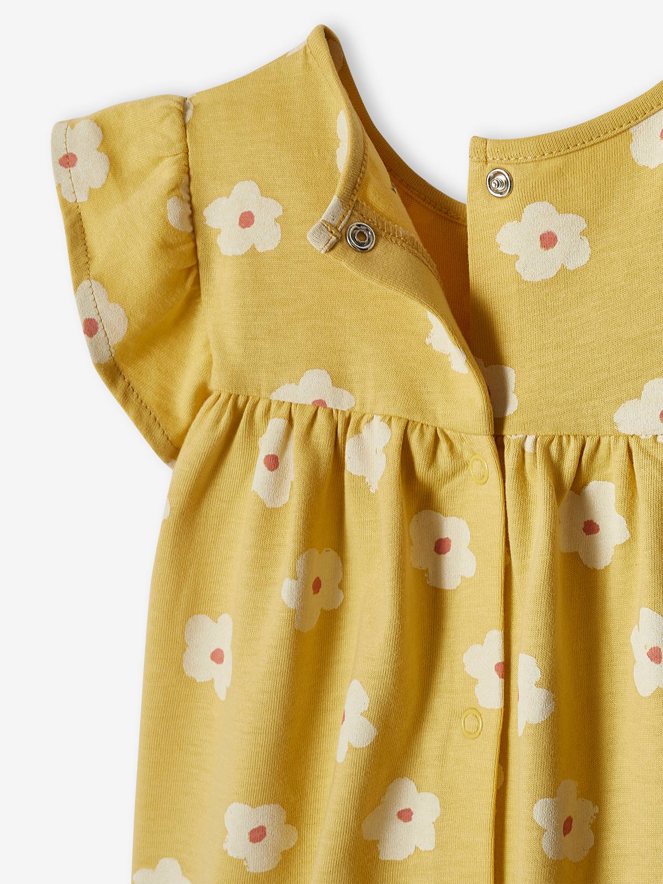 Vertbaudet Baby Kleid Oeko-Tex - hellgelb