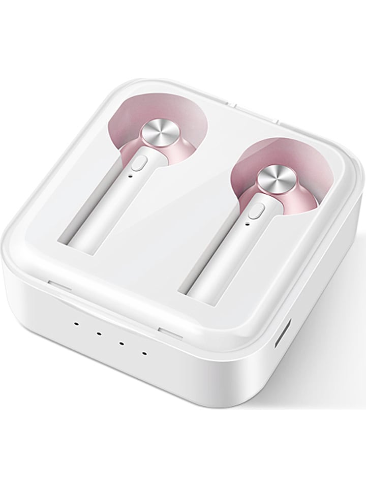 SWEET ACCESS Kabellose Bluetooth-In-Ear-Kopfhörer in Weiß/ Rosa günstig kaufen onesize