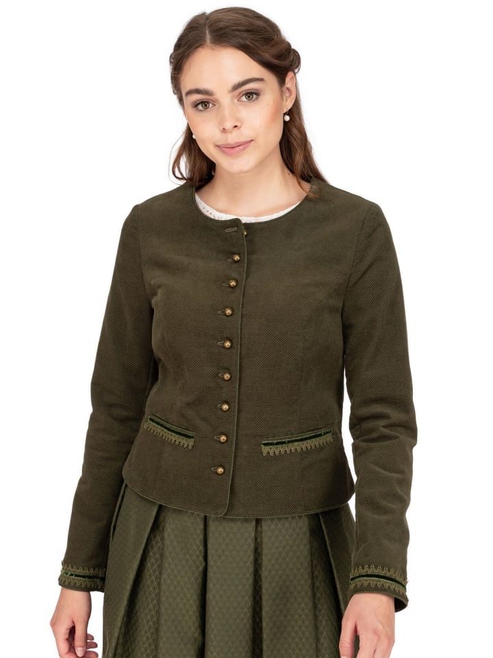 MarJo Jacke TEISING in dunkelgrün günstig kaufen 48