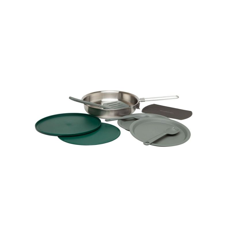 Stanley Camping-Topf-Set, Adventure All-In-One Bratpfannen-Set, 9-teilig, 32 oz \/ 940 ml, Edelstahl