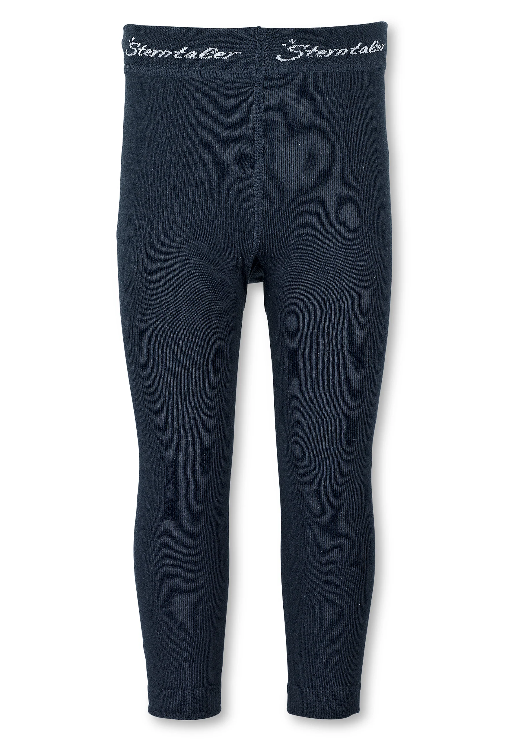 Leggings uni in Marine oder Anthrazit Melange