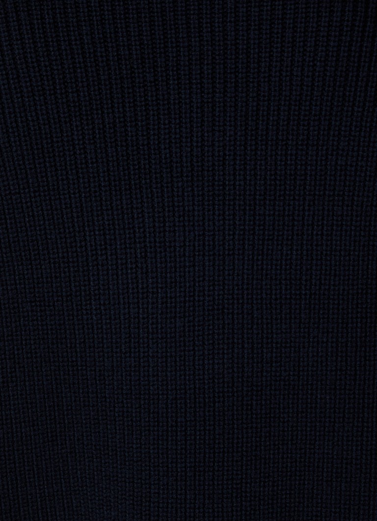 Emporio Armani Fine-knit sweater with logo embroidery