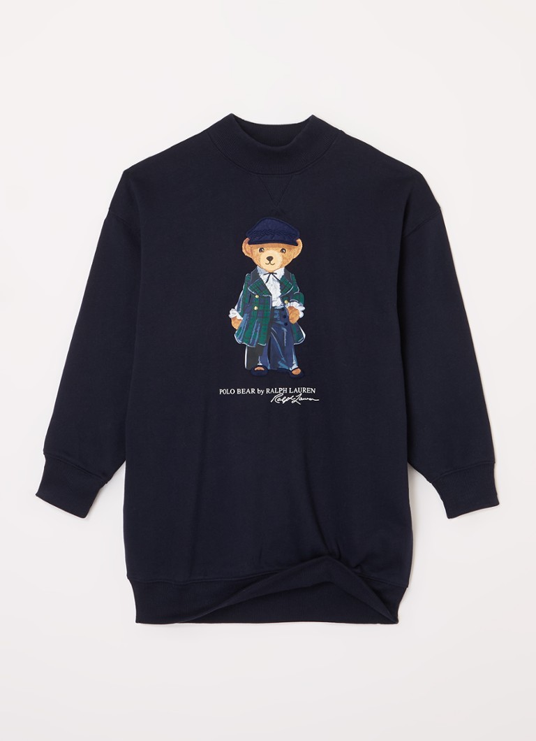 Φόρεμα πουλόβερ με στάμπα Ralph Lauren