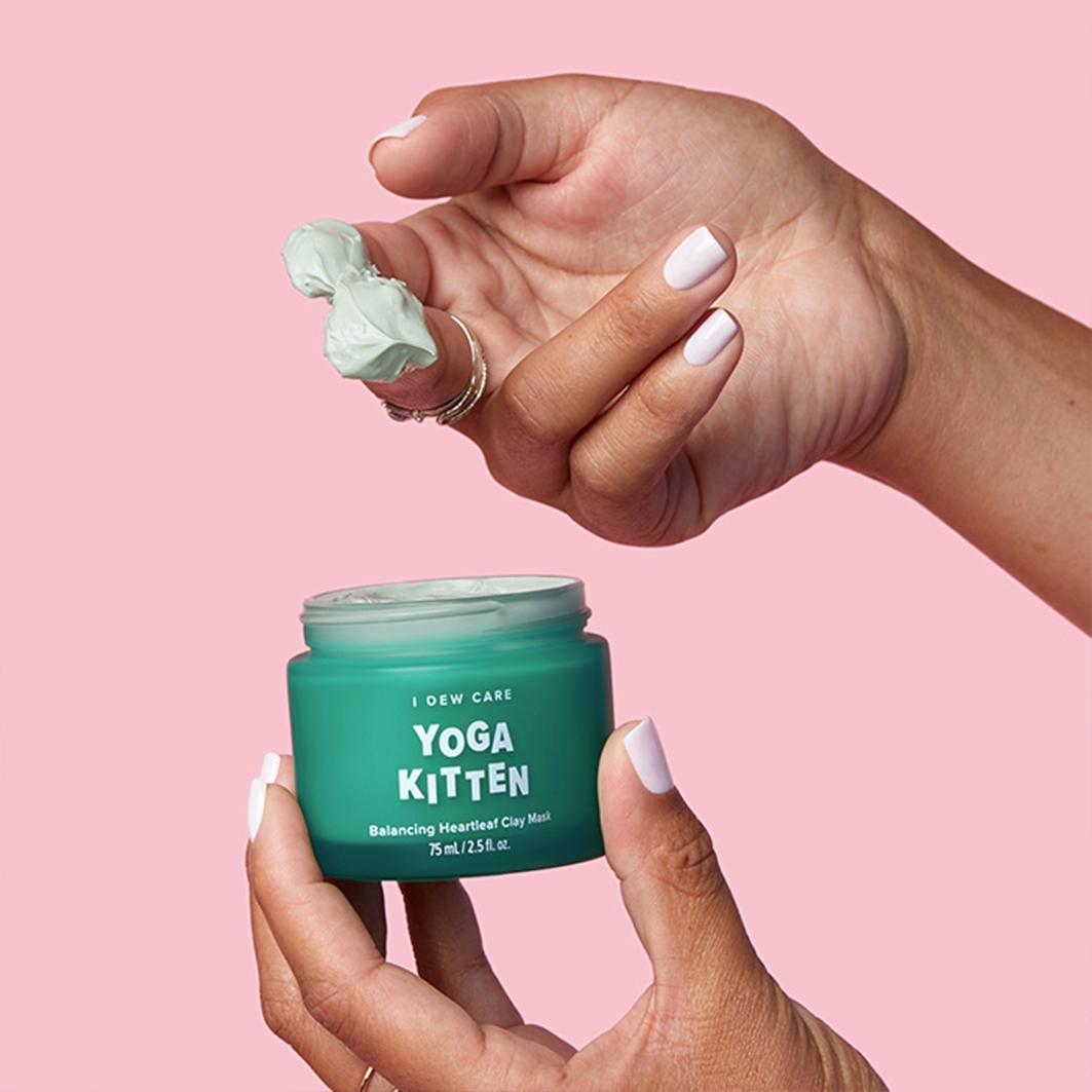 Yoga Kitten - Balancing Heartleaf Clay Mask