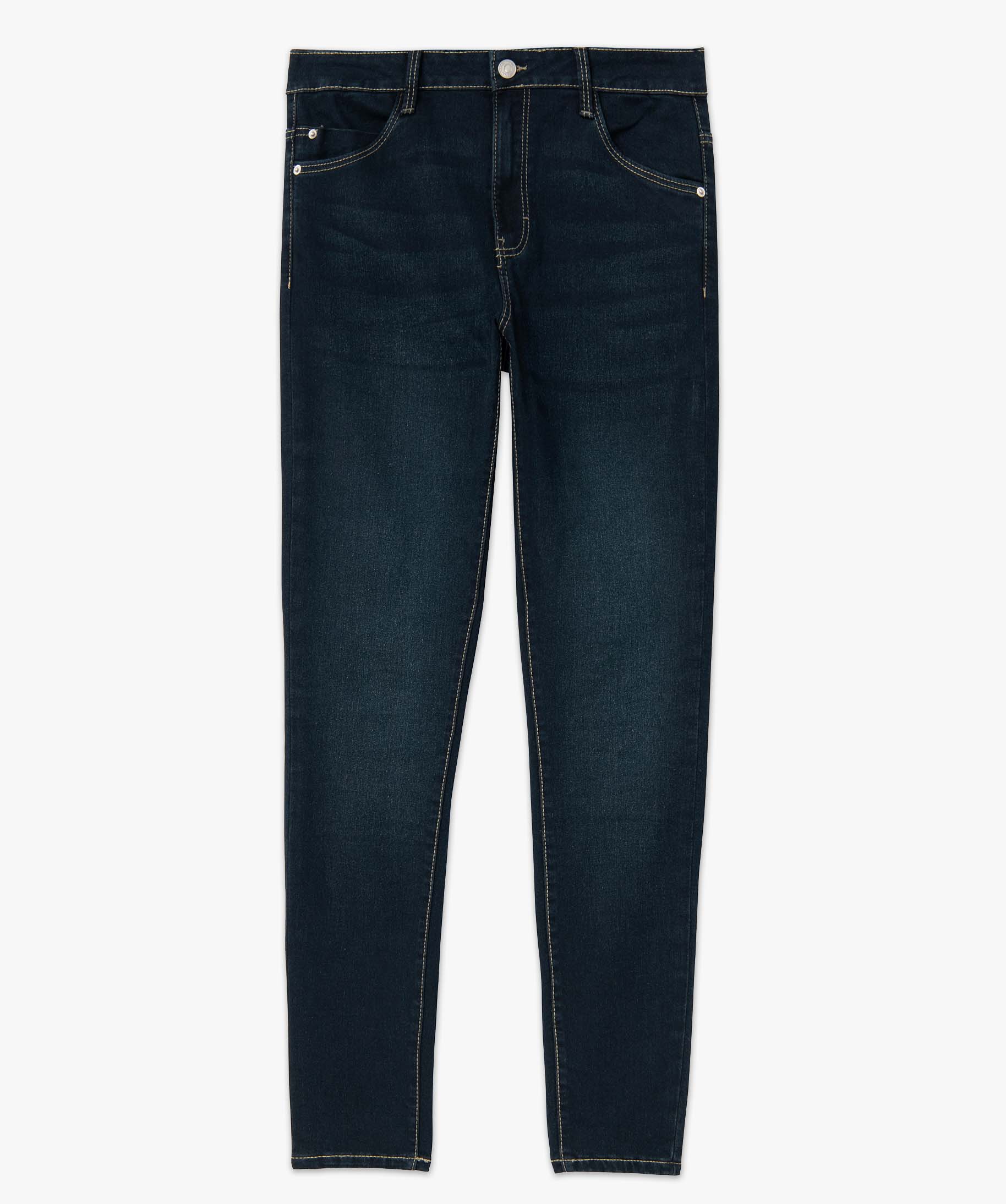 Jean femme coupe slim très extensible blue black | GEMO
