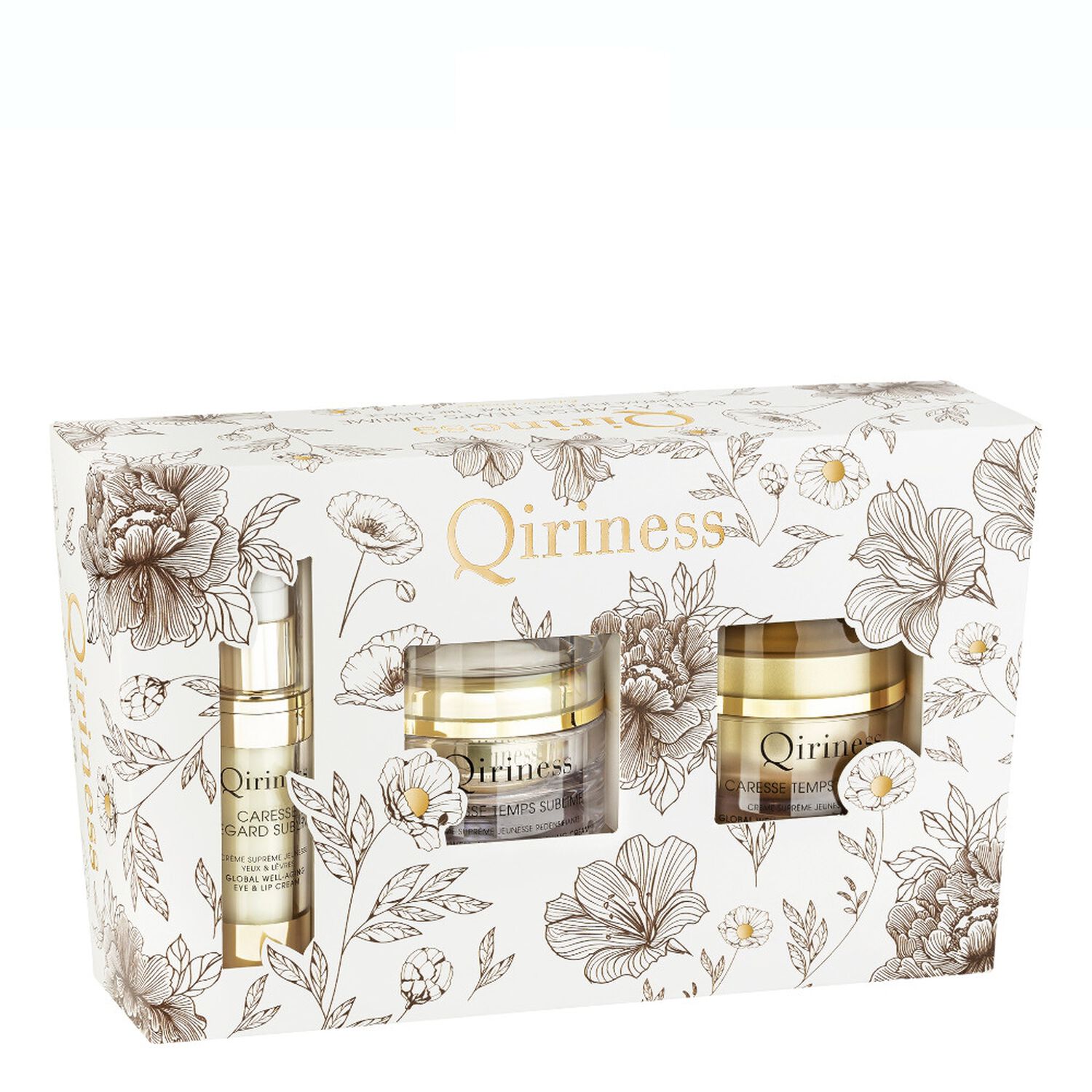 Qiriness Boite à Caresse Temps Sublime Coffret Suprême Jeunesse Ultime - 3 Produits