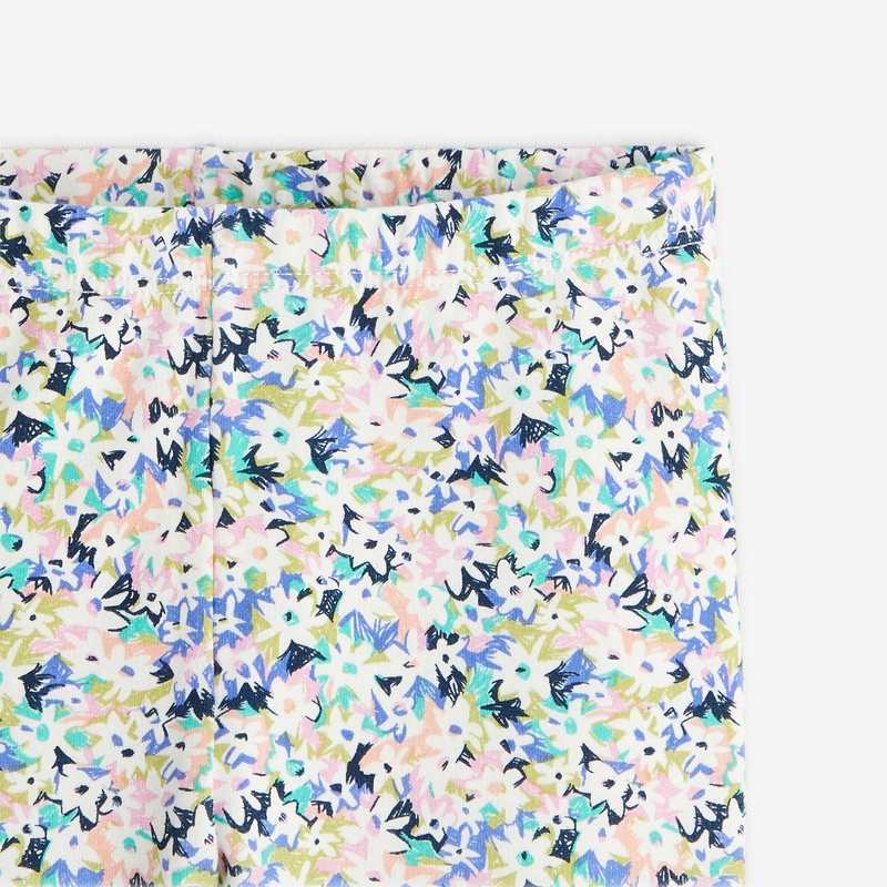 Legging bébé fille semis fleuris violet Catimini