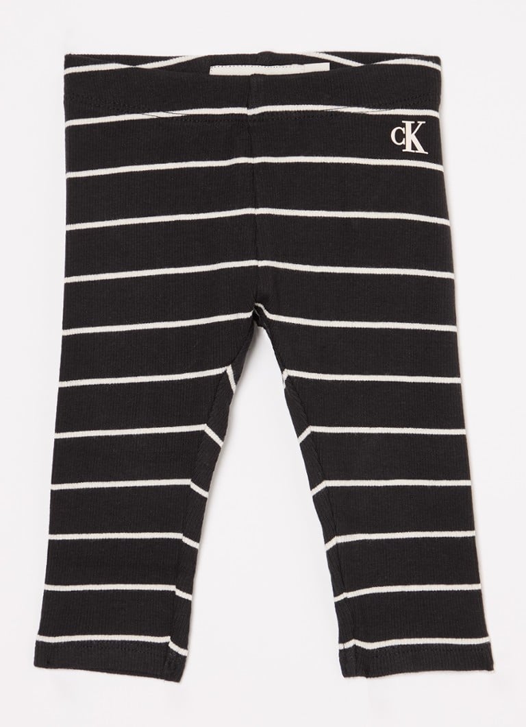 Colanți Calvin Klein cu dungi subțiri