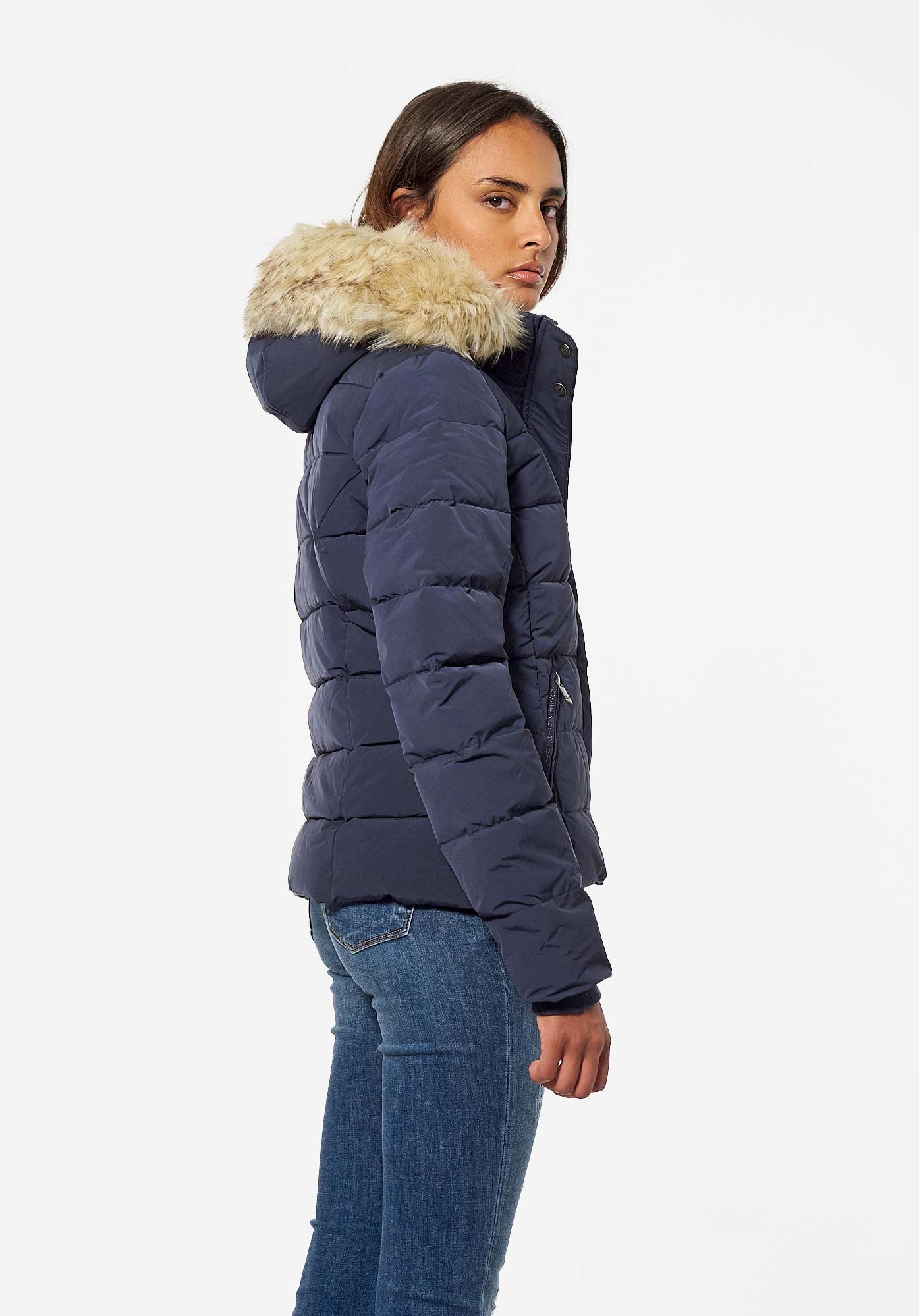 DIBBY  Doudoune bleue Femme