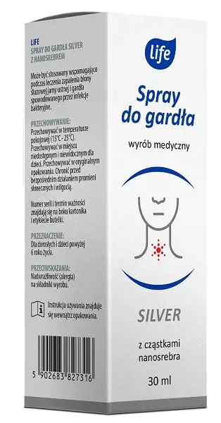Спреј за грло Life Silver