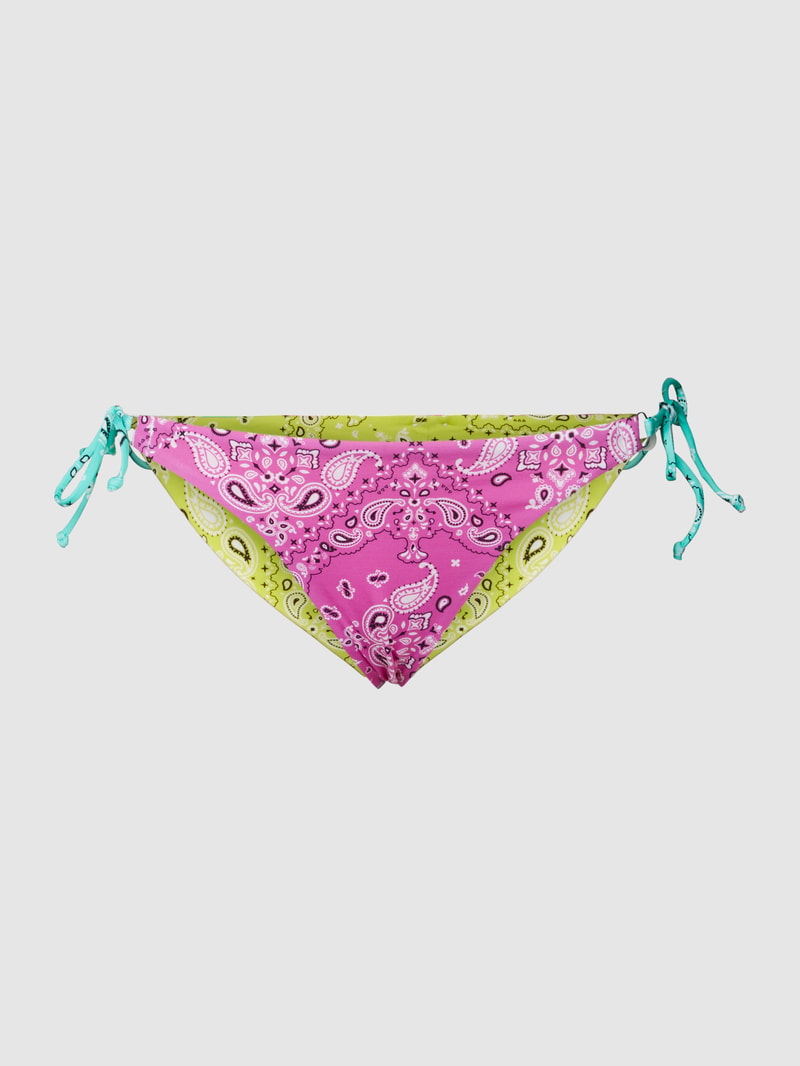 Bikini-Slip mit Allover-Muster Modell 'WAPA' in fuchsia