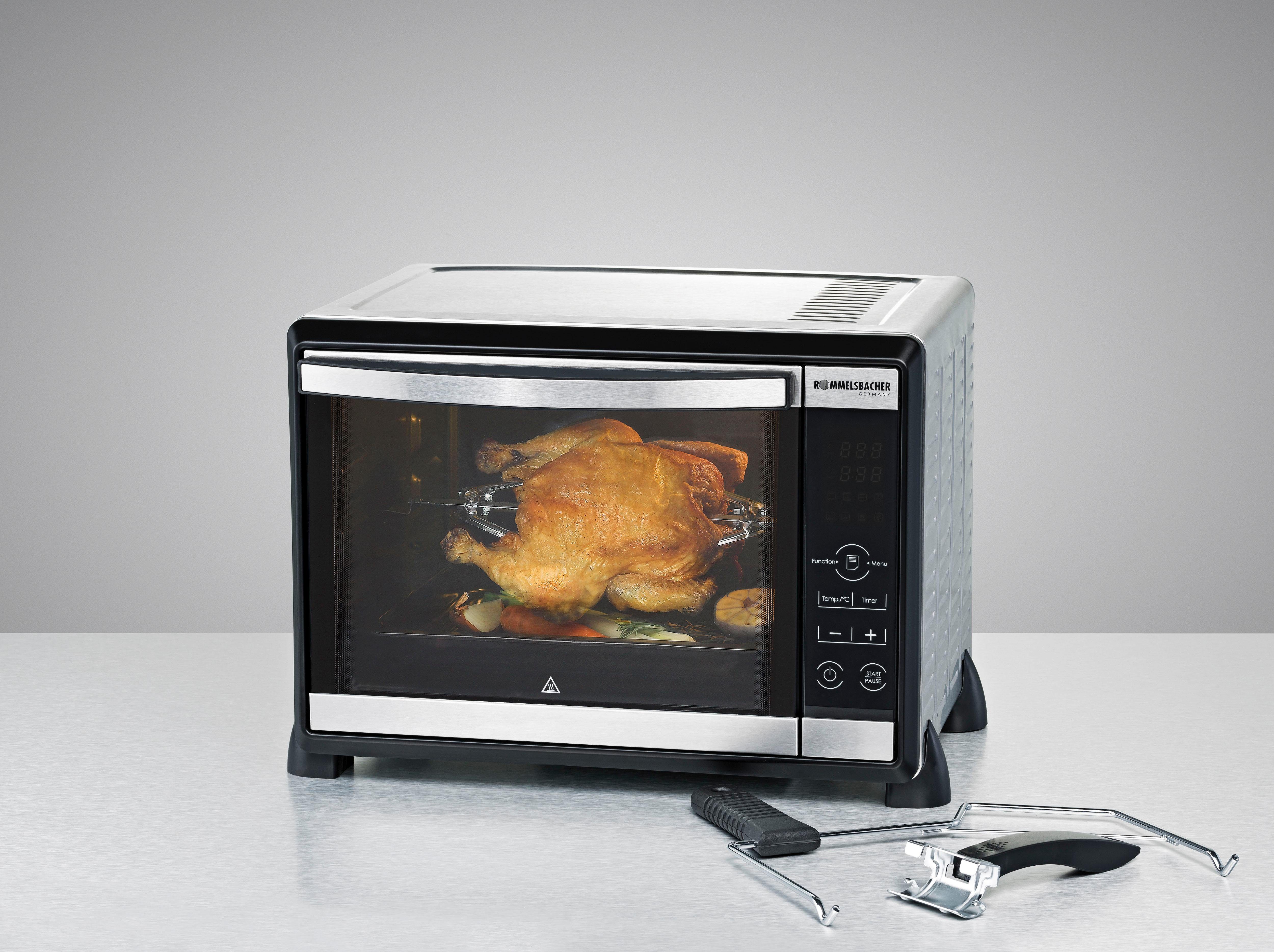 Rommelsbacher Minibackofen Elektronik Back & Grill Ofen BGE 1580/E