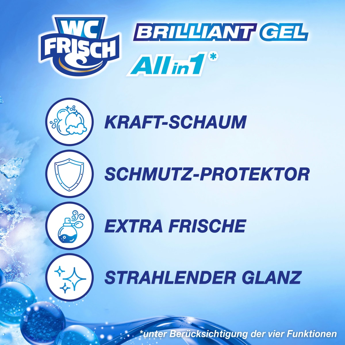 WC-Stein Brilliant Gel Arctic Ocean, 2 St