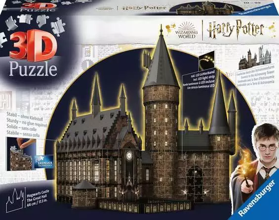 Ravensburger Hogwarts Schloss Die Große Halle -Night Edition