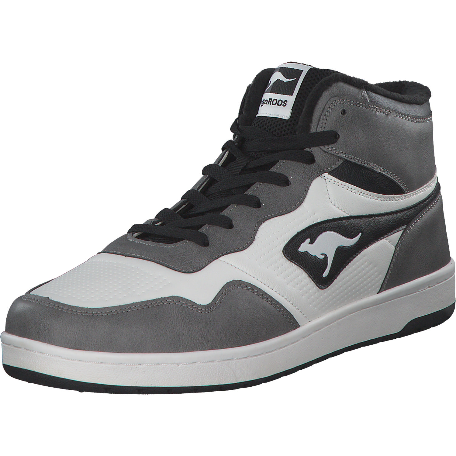 KangaROOS K-Slam Two Hi 80028, Stiefel, Herren, grau weiß