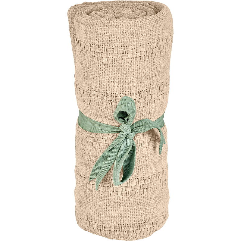 Home Pledd 125x150 cm m/frynser beige