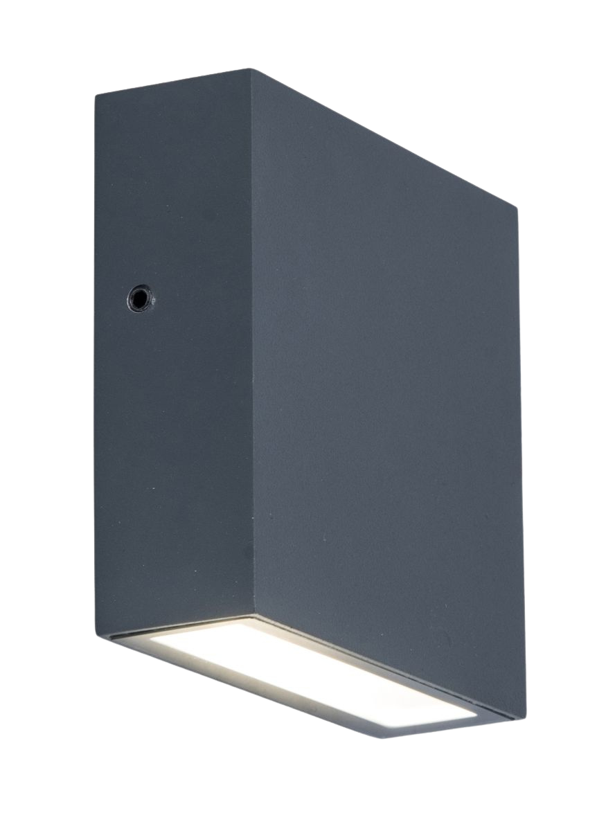 LED Außenwandleuchte Gemini XF Alu Anthrazit