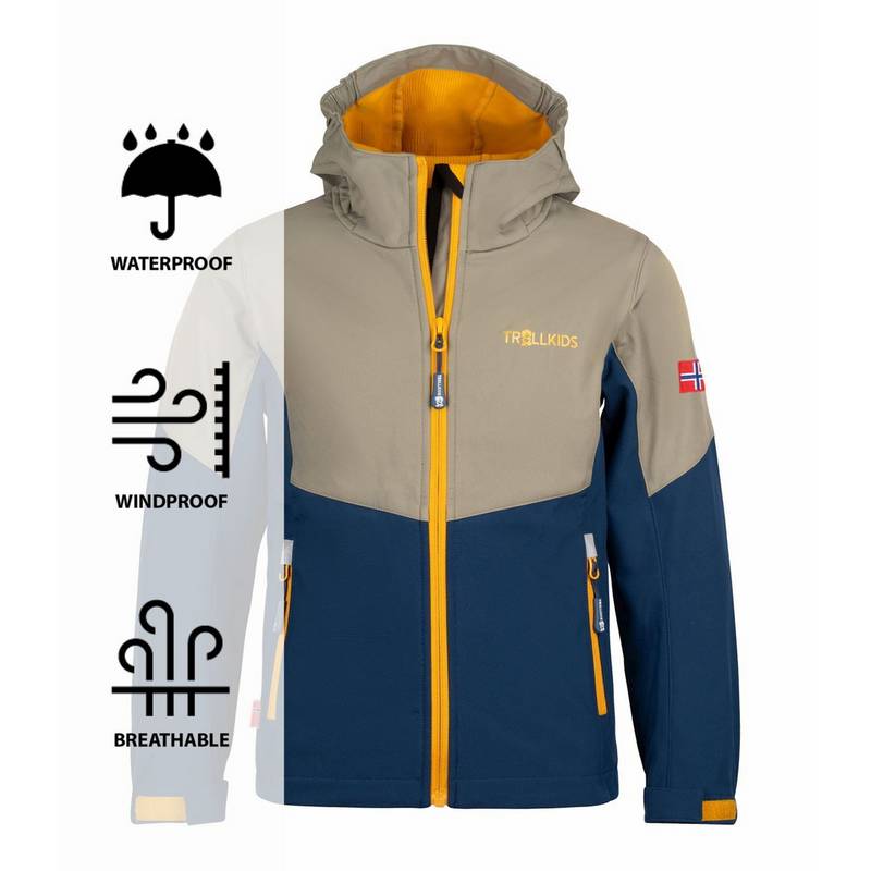 Trollkids Kristiansand Softshelljacke Kinder