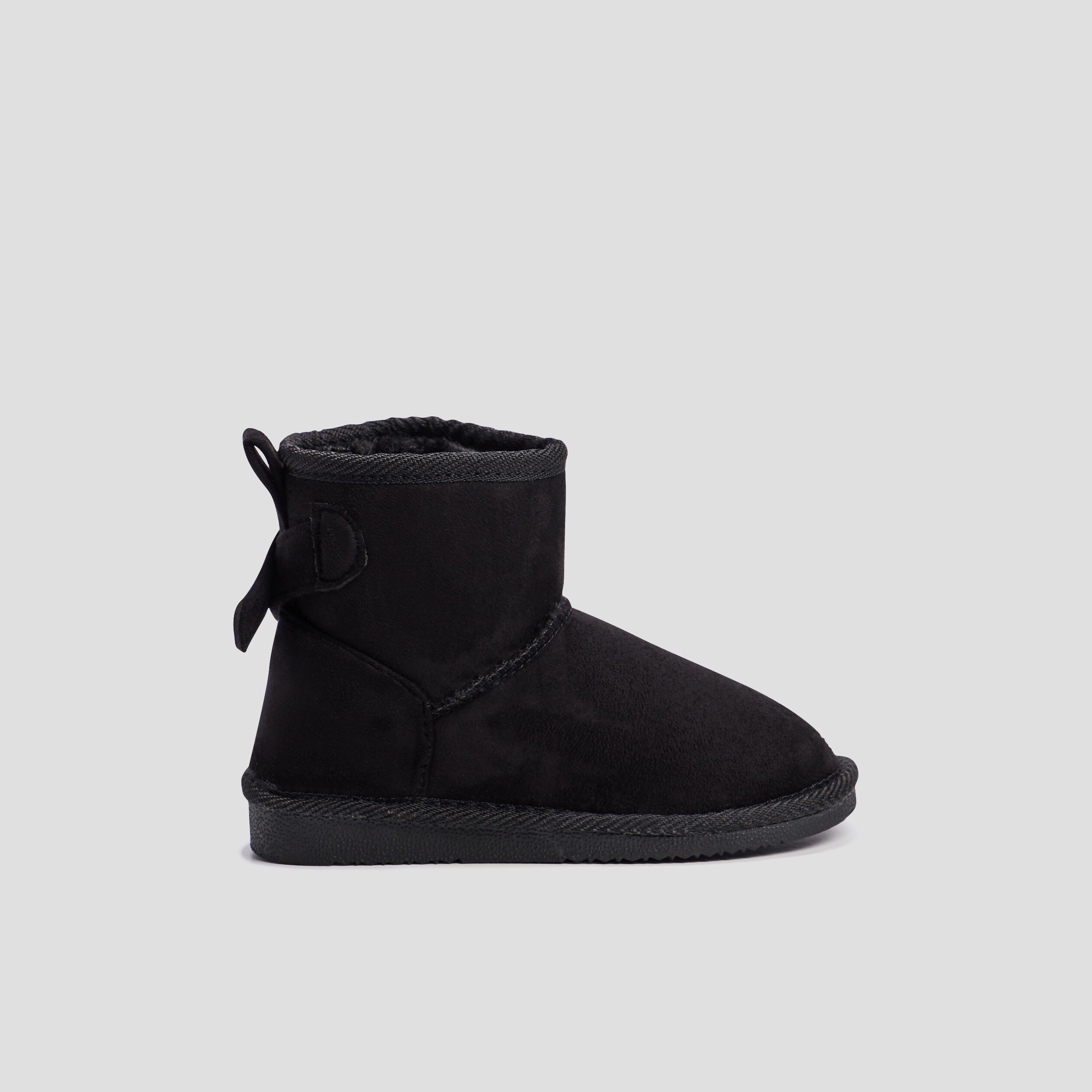 Bottines avec noeud noir fille | La Halle